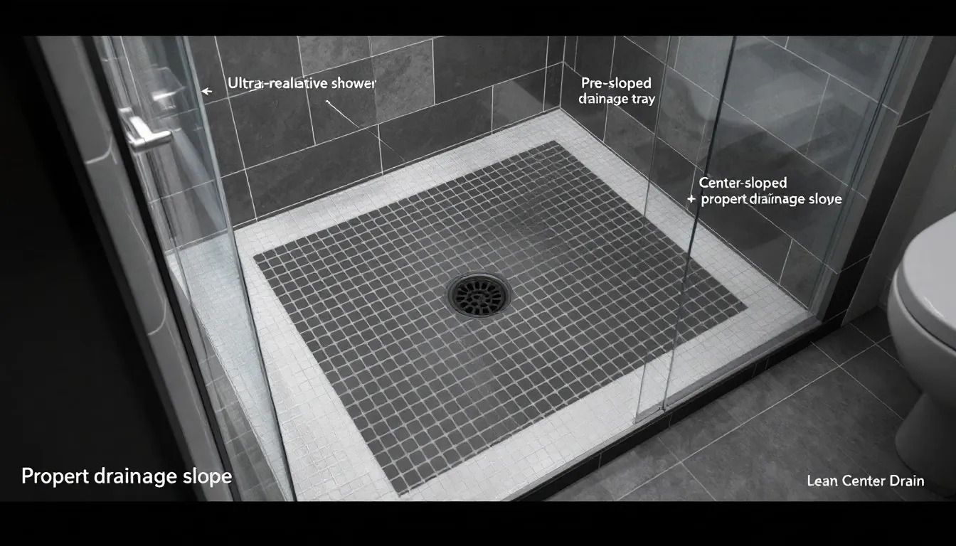 Quelle pente choisir pour une évacuation de douche parfaite?