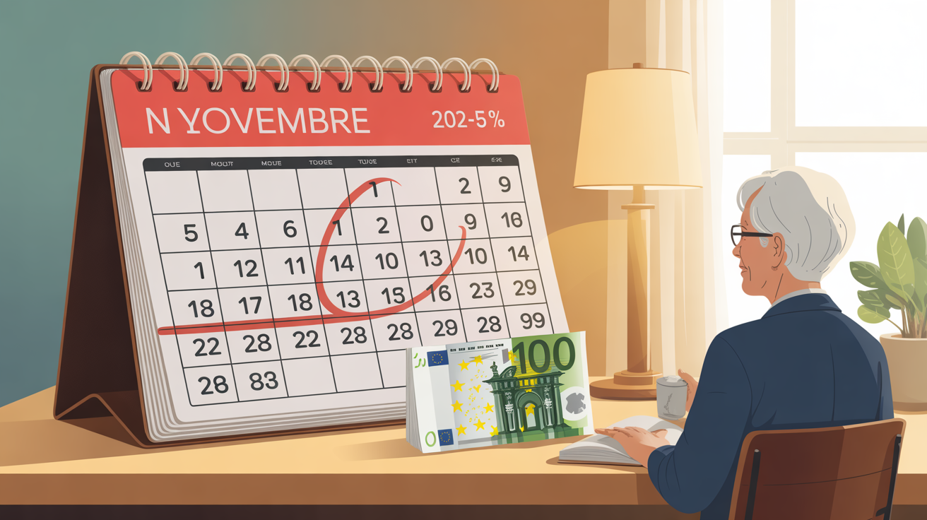 Calendrier courbe taux Agirc-Arrco 2025