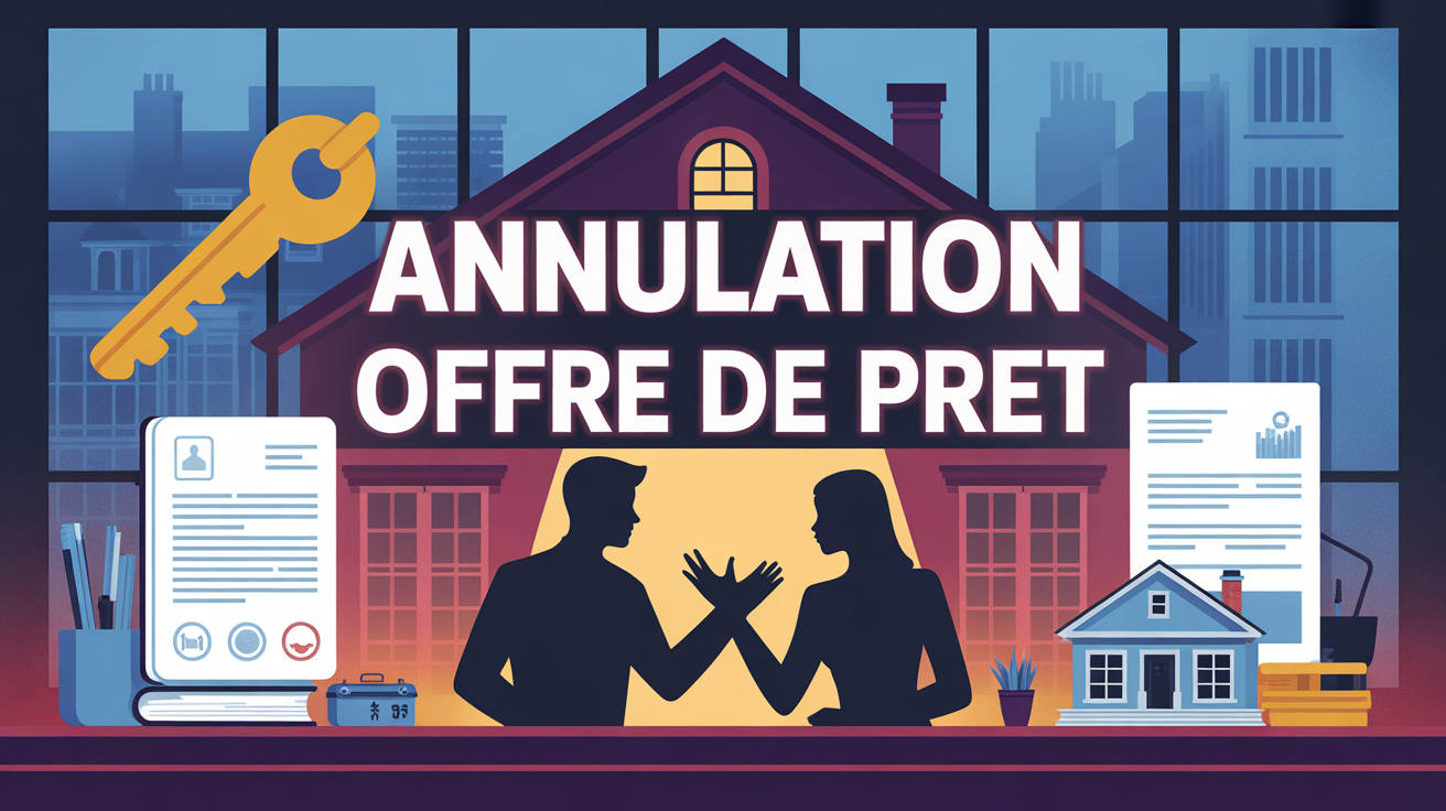 annulation offre de prêt discussion banque et projet immobilier