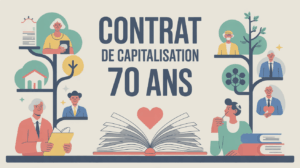 Visuel contrat de capitalisation 70 ans transmission succession