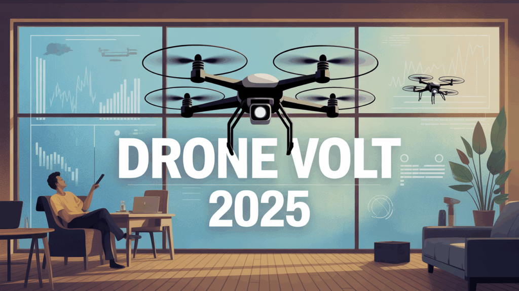 Graphique Drone Volt 2025 et drones professionnels