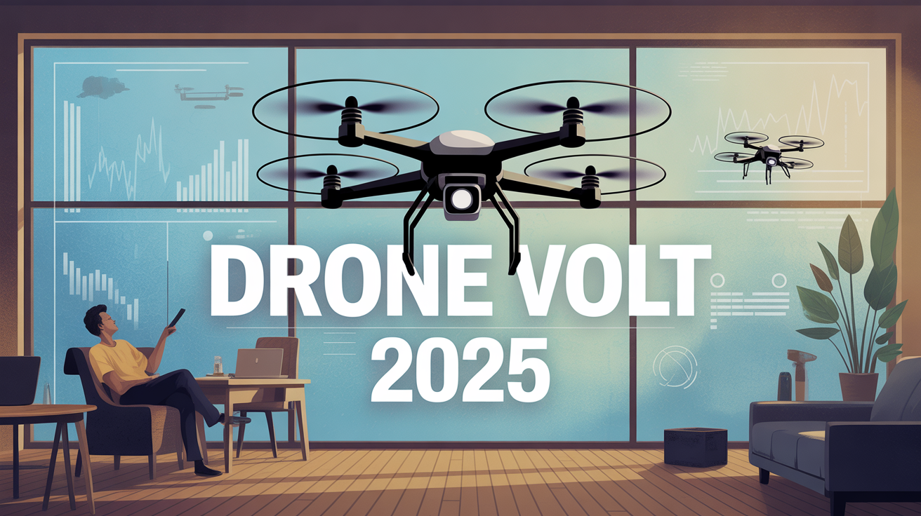 Graphique Drone Volt 2025 et drones professionnels
