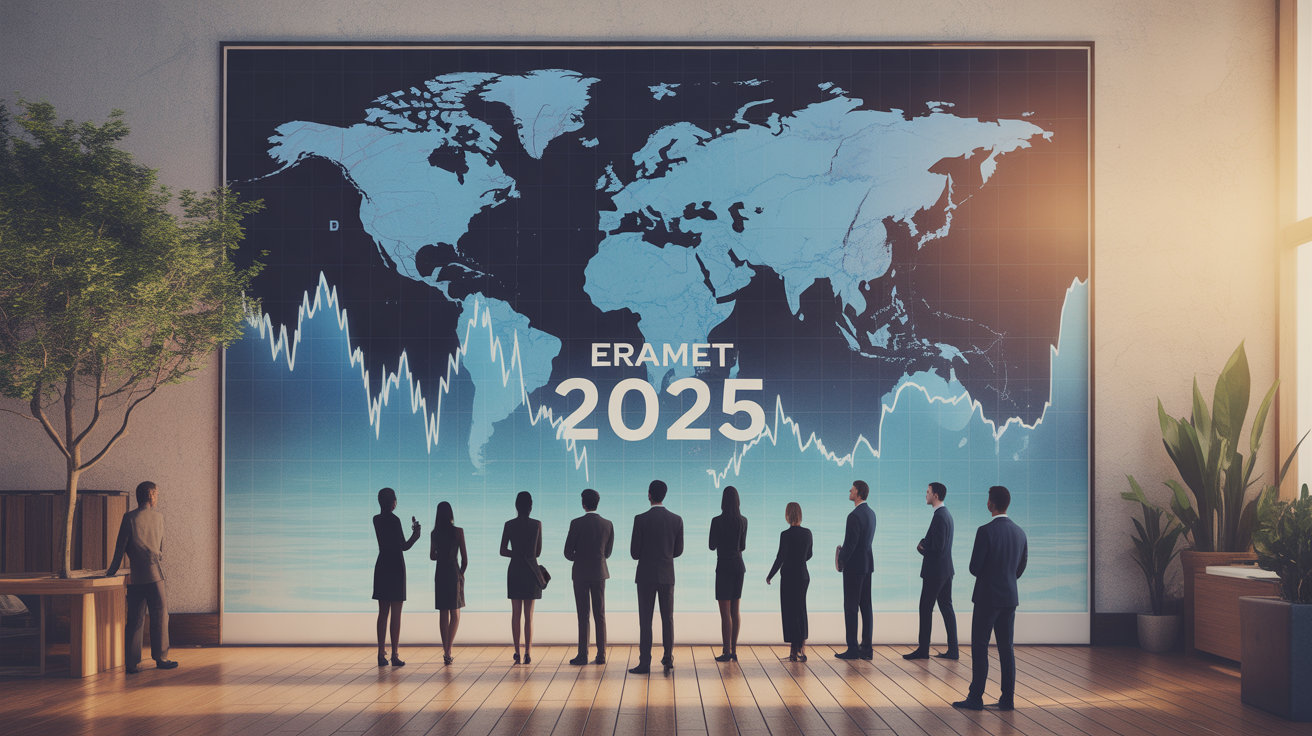 Illustration bourse Eramet 2025 graphique investisseurs