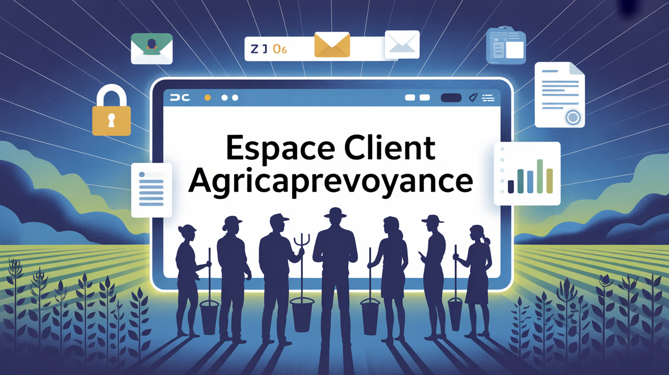 tableau de bord espace client Agricaprevoyance sécurisé