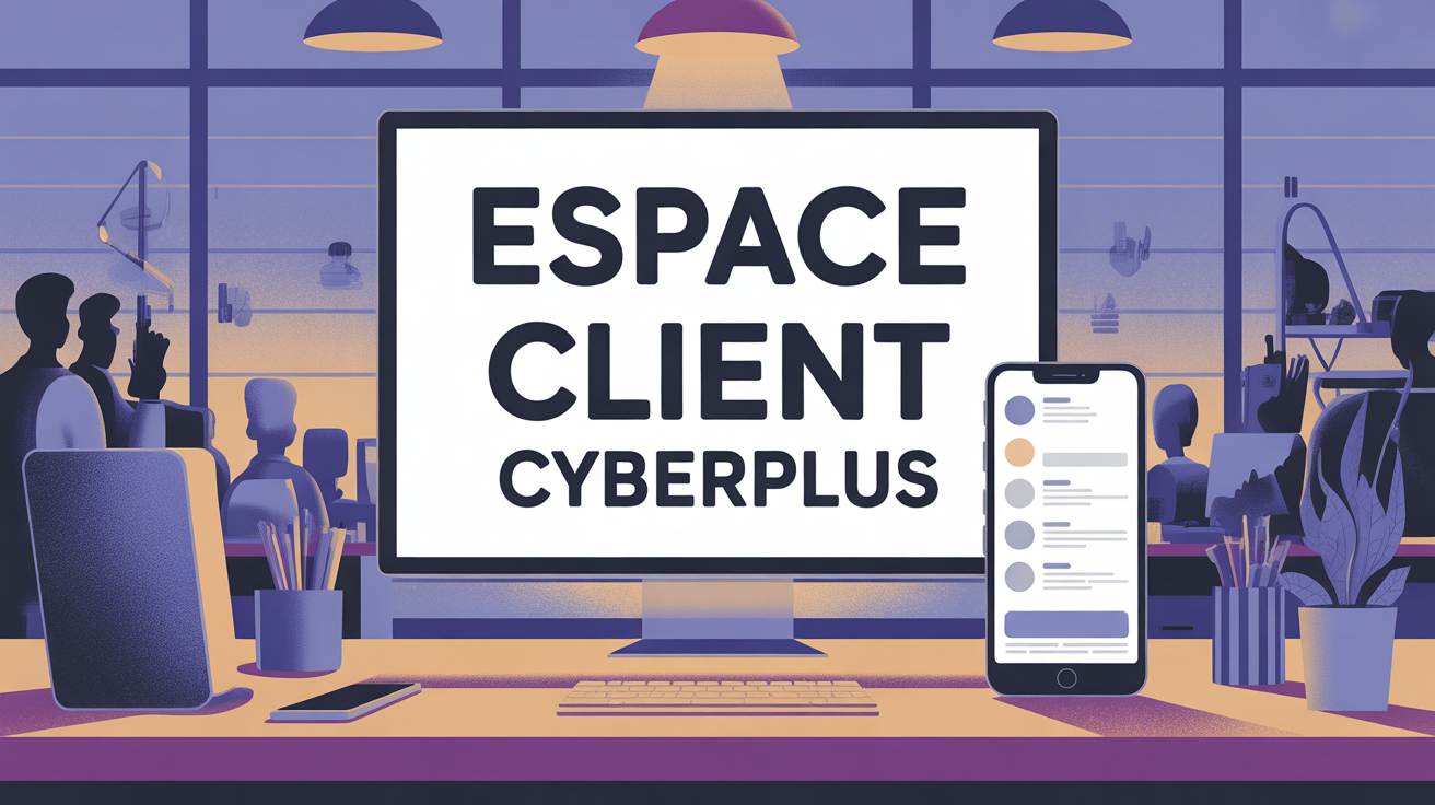 Ecran avec gestion de l'espace client Cyberplus