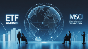 Globe connecté ETF Amundi MSCI World Information Technology