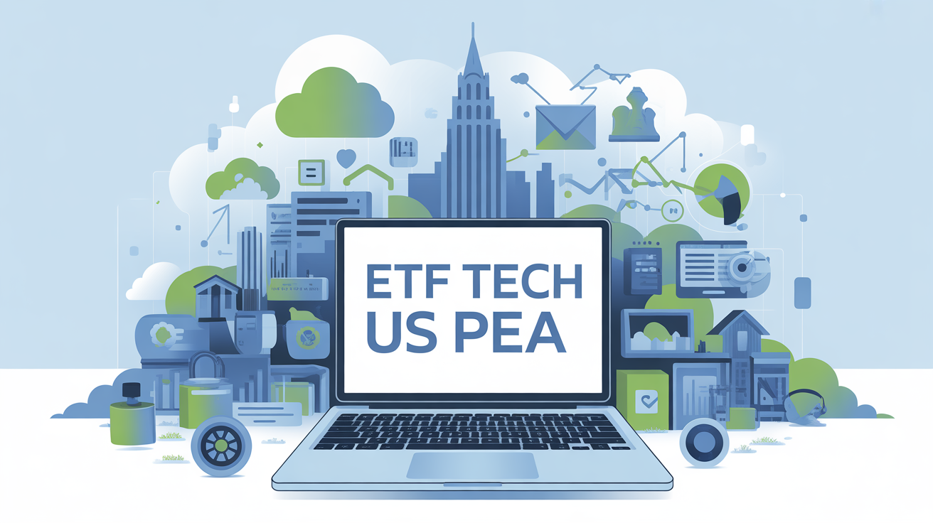 Illustration ETF TECH US PEA finance responsable