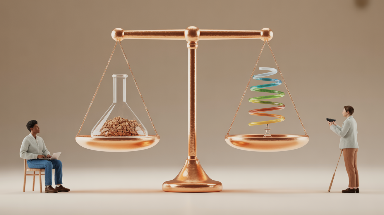 Balance forces faiblesses Genfit avec symboles biotech