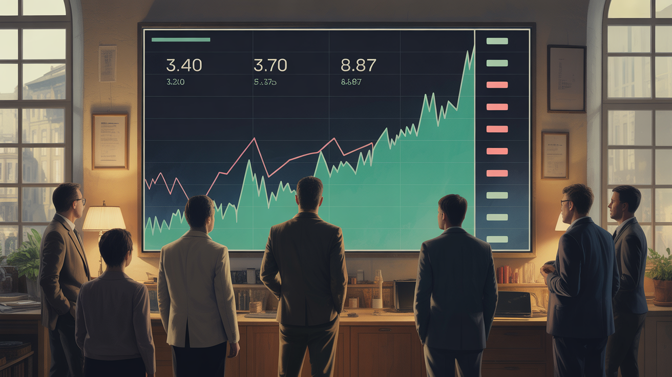 Tableau bord chiffres Genfit action analyse achat vente