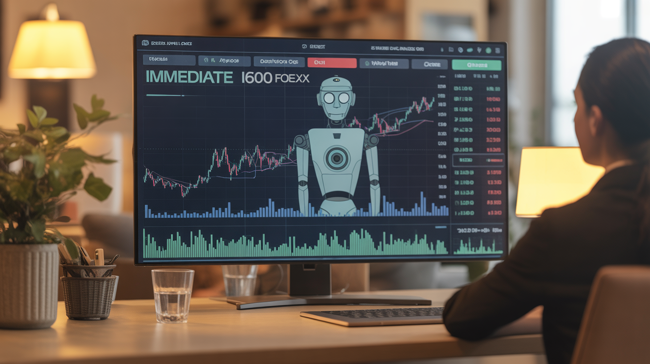 Illustration trading crypto IA Immediate I600 Folex