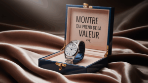 Montre de luxe en coffret valeur investissement