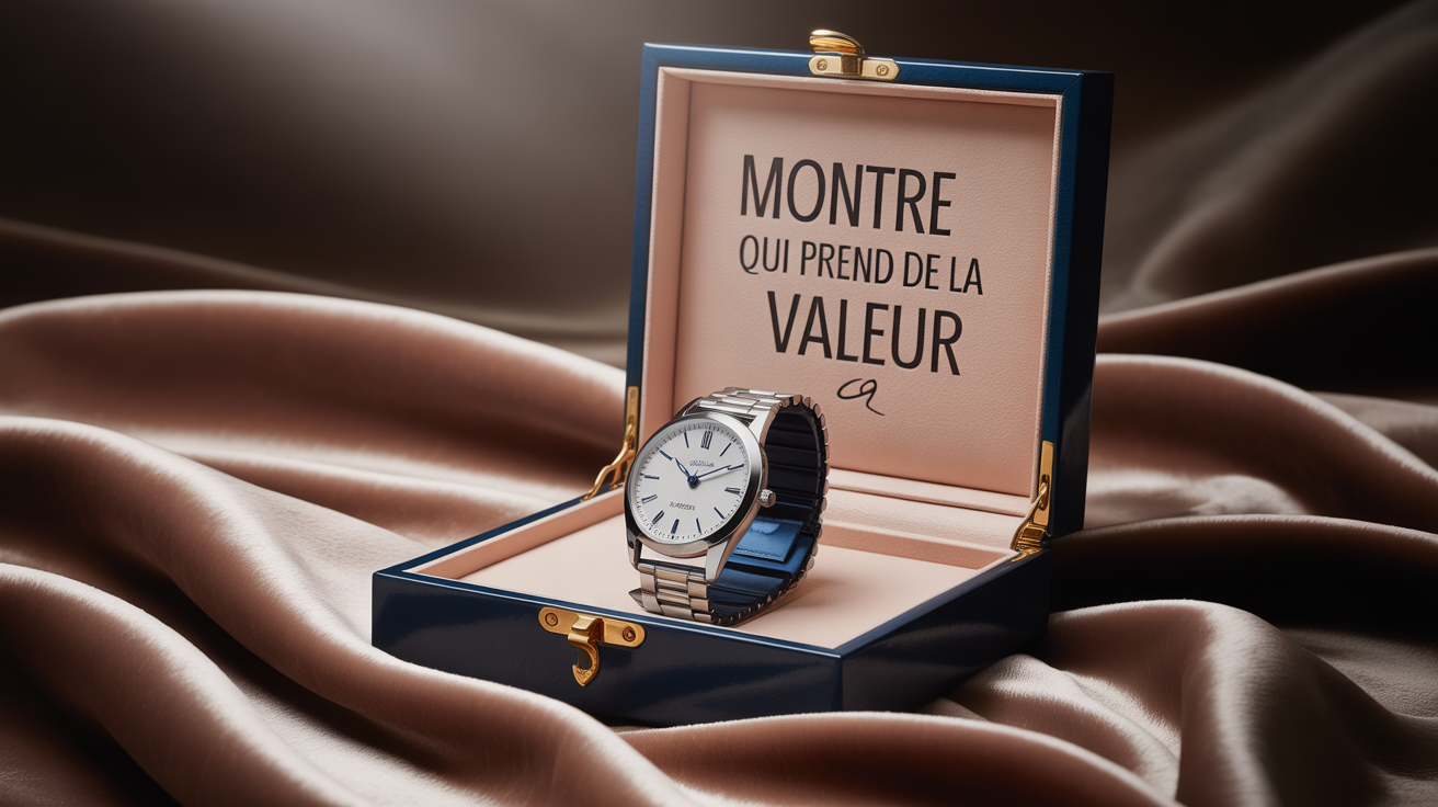 Montre de luxe en coffret valeur investissement
