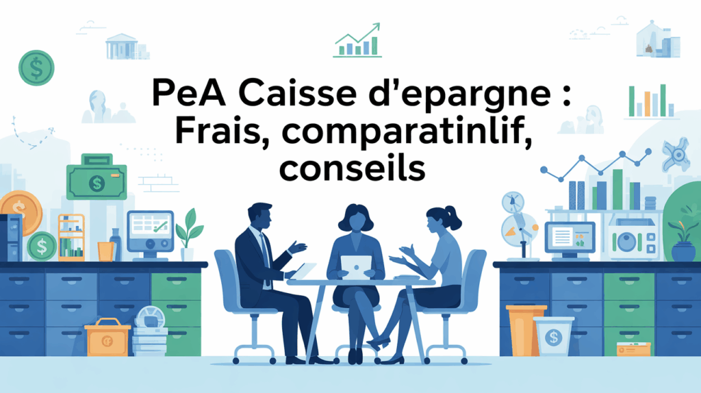Illustration PEA Caisse d'Epargne frais et comparatif