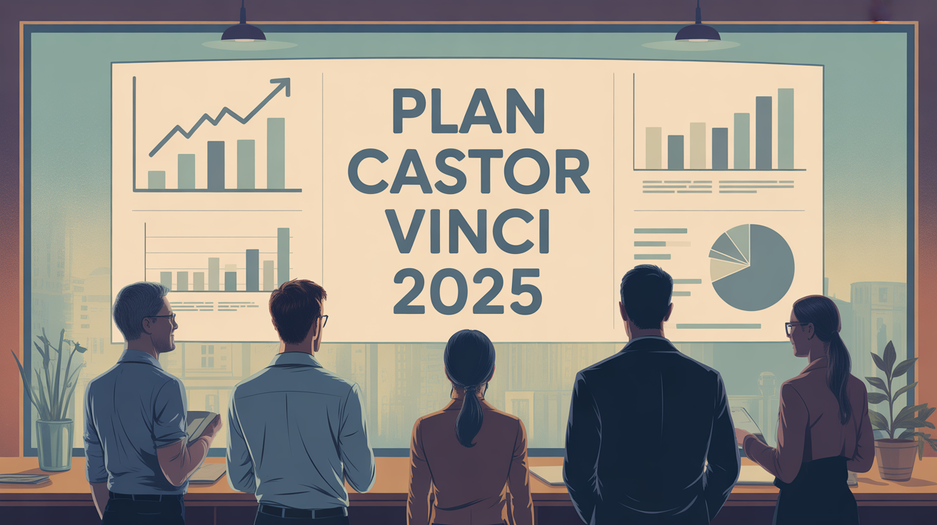 Illustration plan CASTOR VINCI 2025 épargne abondement