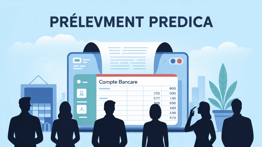 Prelevement Predica sur compte bancaire et assurance vie