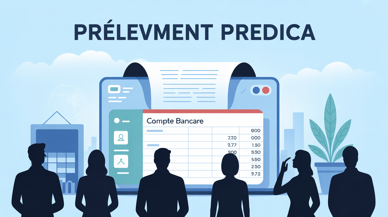 Prelevement Predica sur compte bancaire et assurance vie