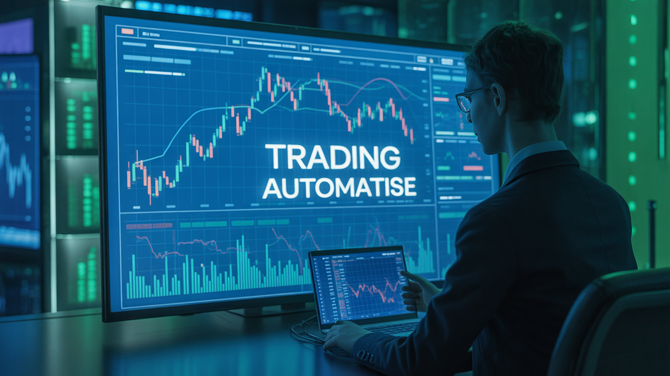 trading automatise securise tableau de bord high-tech