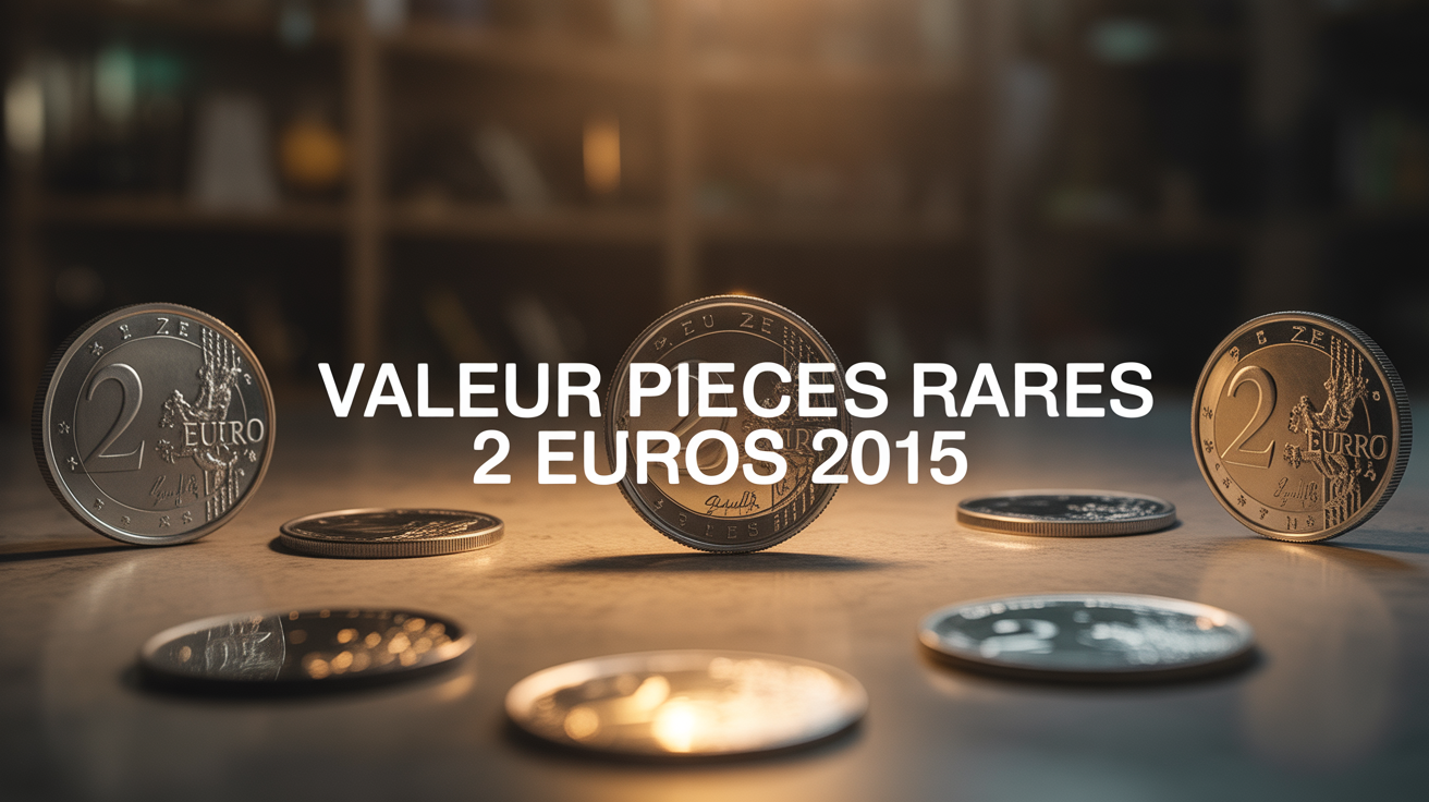 illustration valeur pieces rares 2 euros 2015 collection