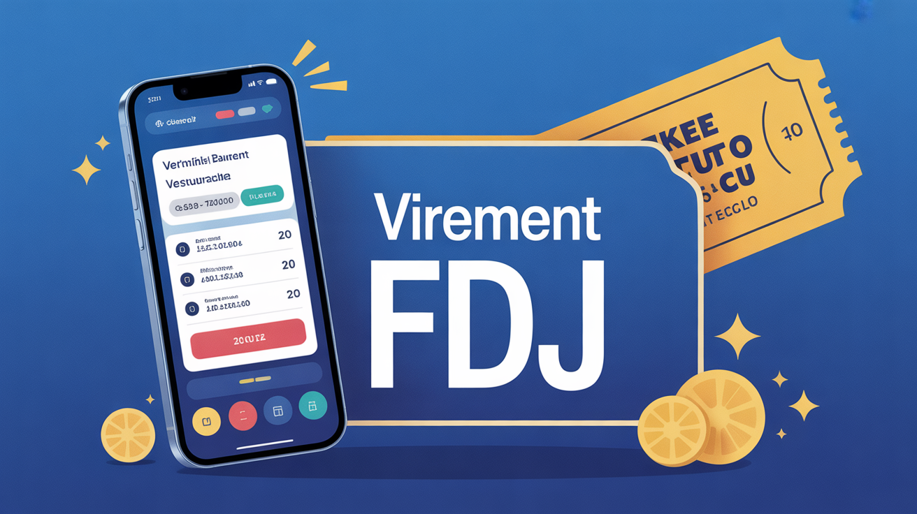 virement fdj smartphone notification paiement