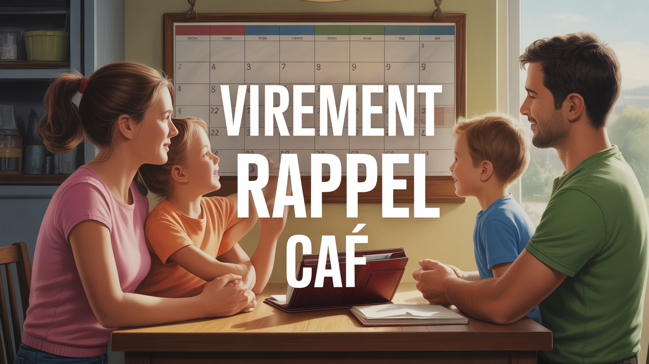 famille devant calendrier virement rappel caf