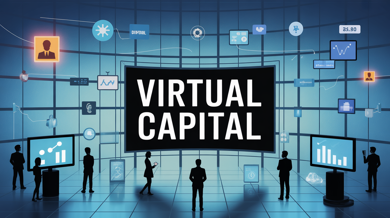 Image reseau digital et entrepreneurs Virtual Capital