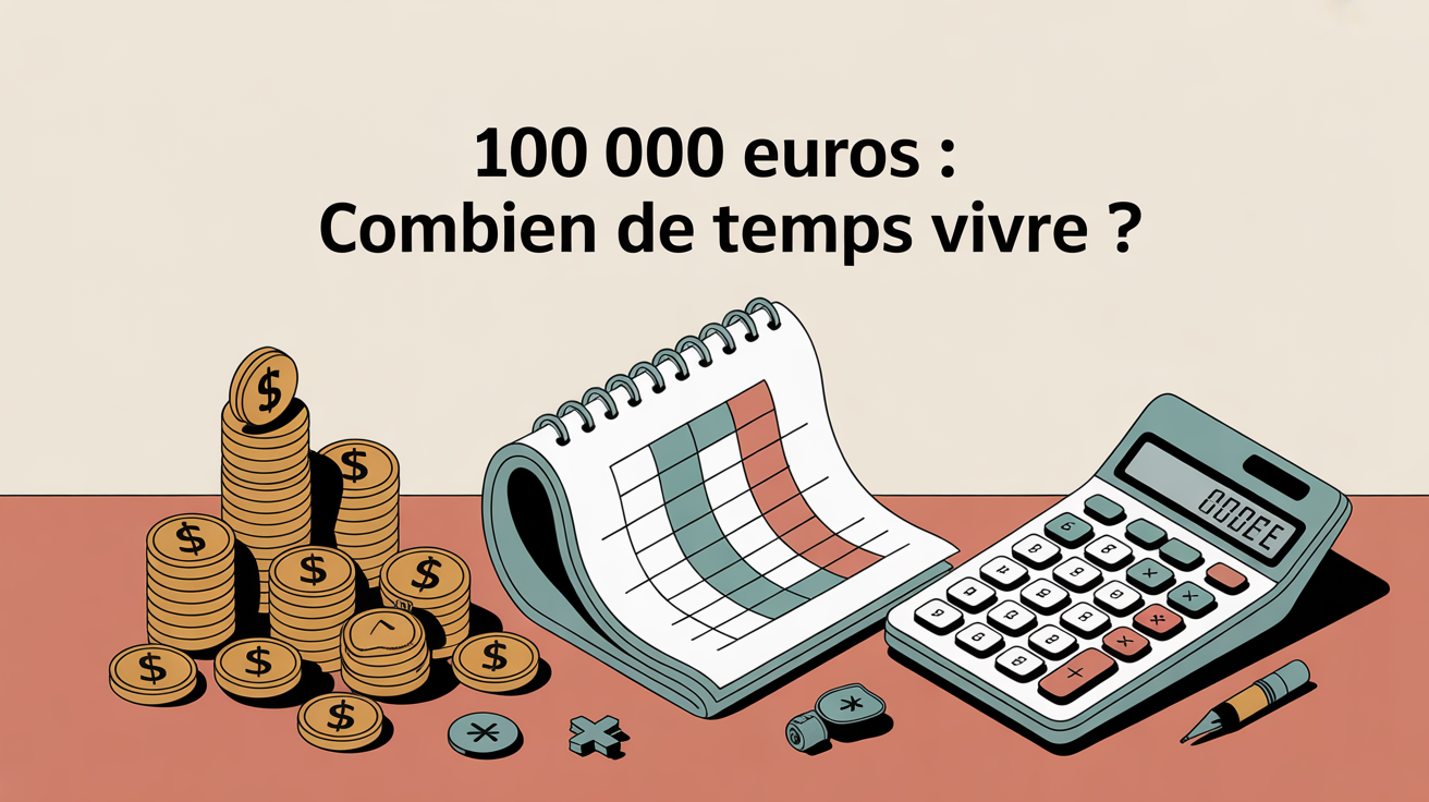 feuille de calcul budget 100 000 euros combien de temps vivre