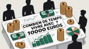 combien de temps vivre avec 100000 euros table gestion budget