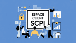 illustration espace client scpi tableau bord digital