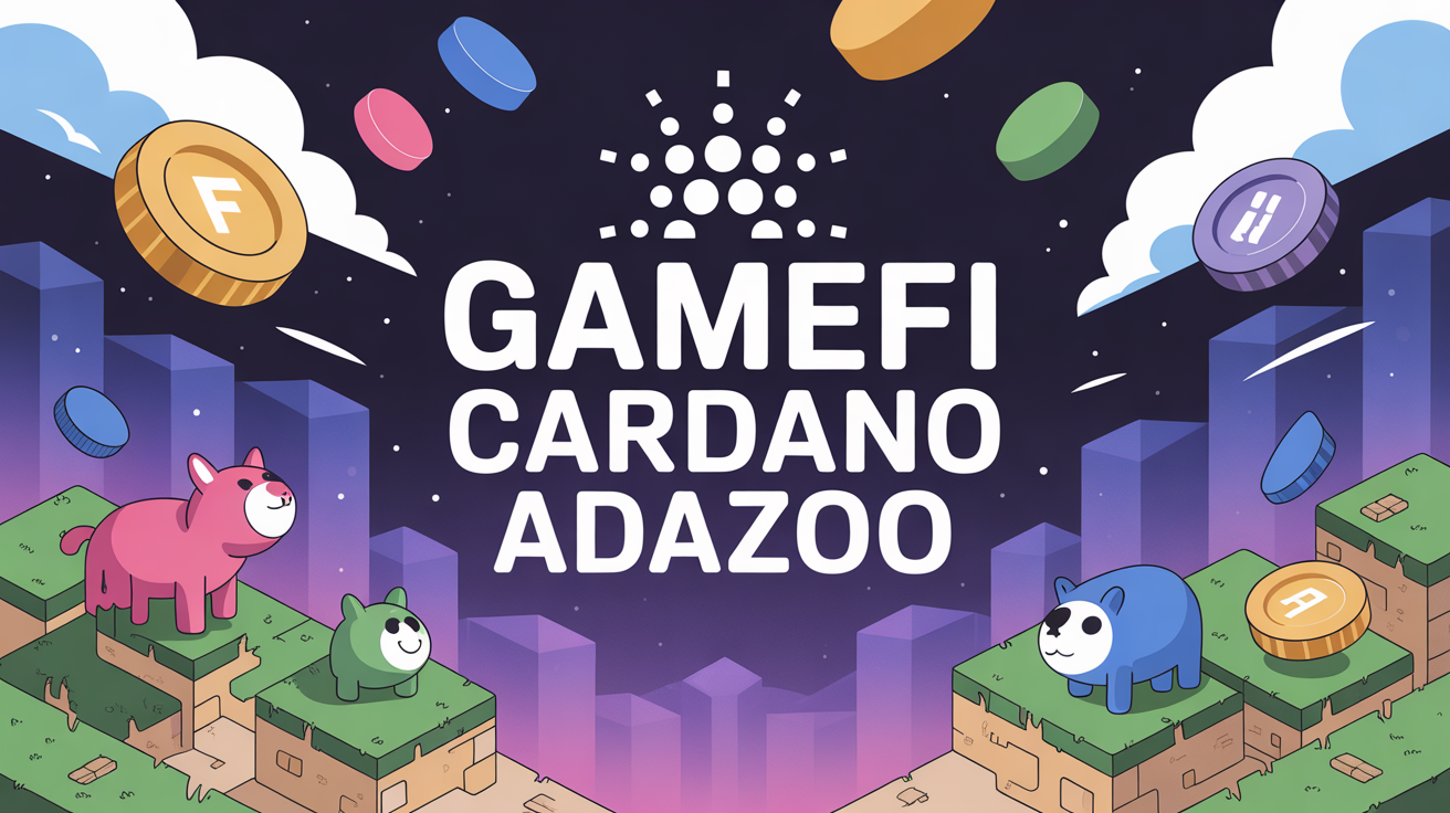 Univers GameFi Cardano ADAZOO animaux NFT et terrains blockchain