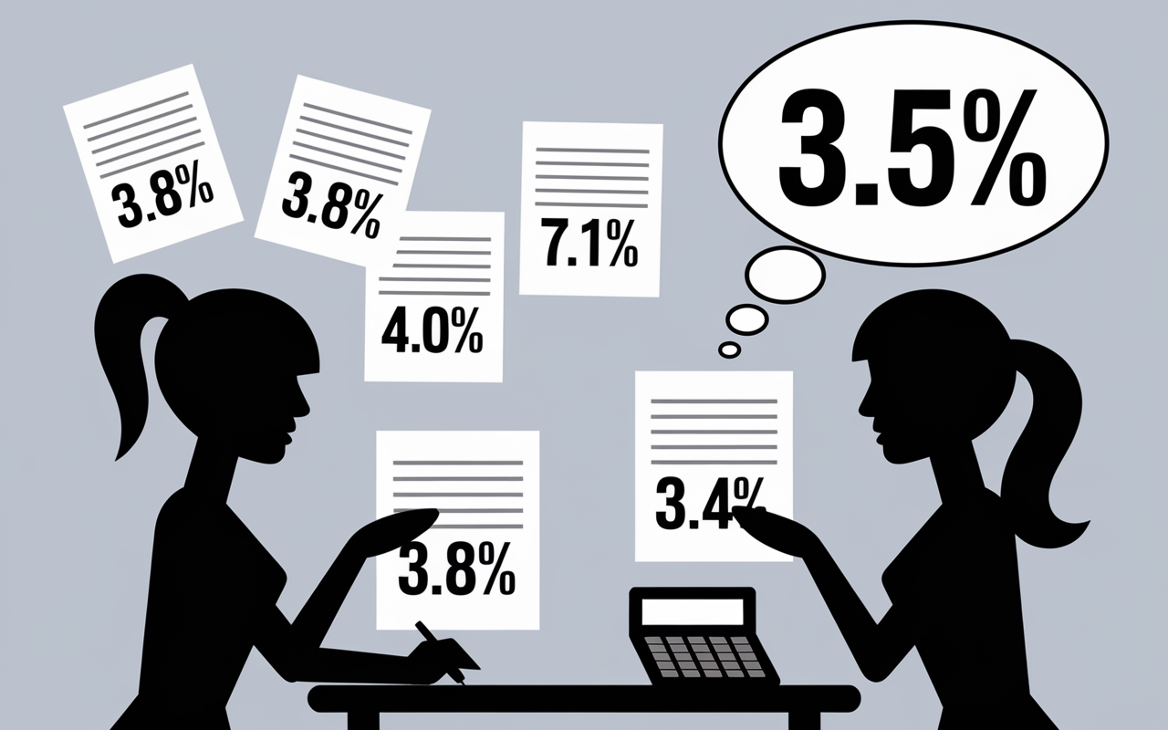 comparaison d'offres de crédit devant courtier