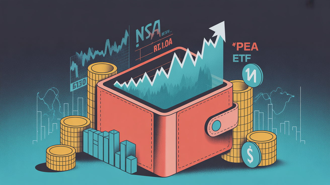 Illustration Nasdaq-100 ETF PEA portefeuille technologique