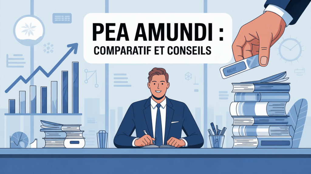 Image PEA Amundi comparatif conseils graphique bureau