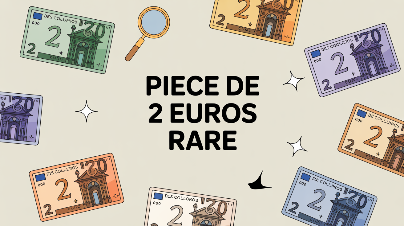 piece de 2 euros rare loupe coffret collection