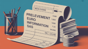 relevé bancaire prelevement euro information sas titre
