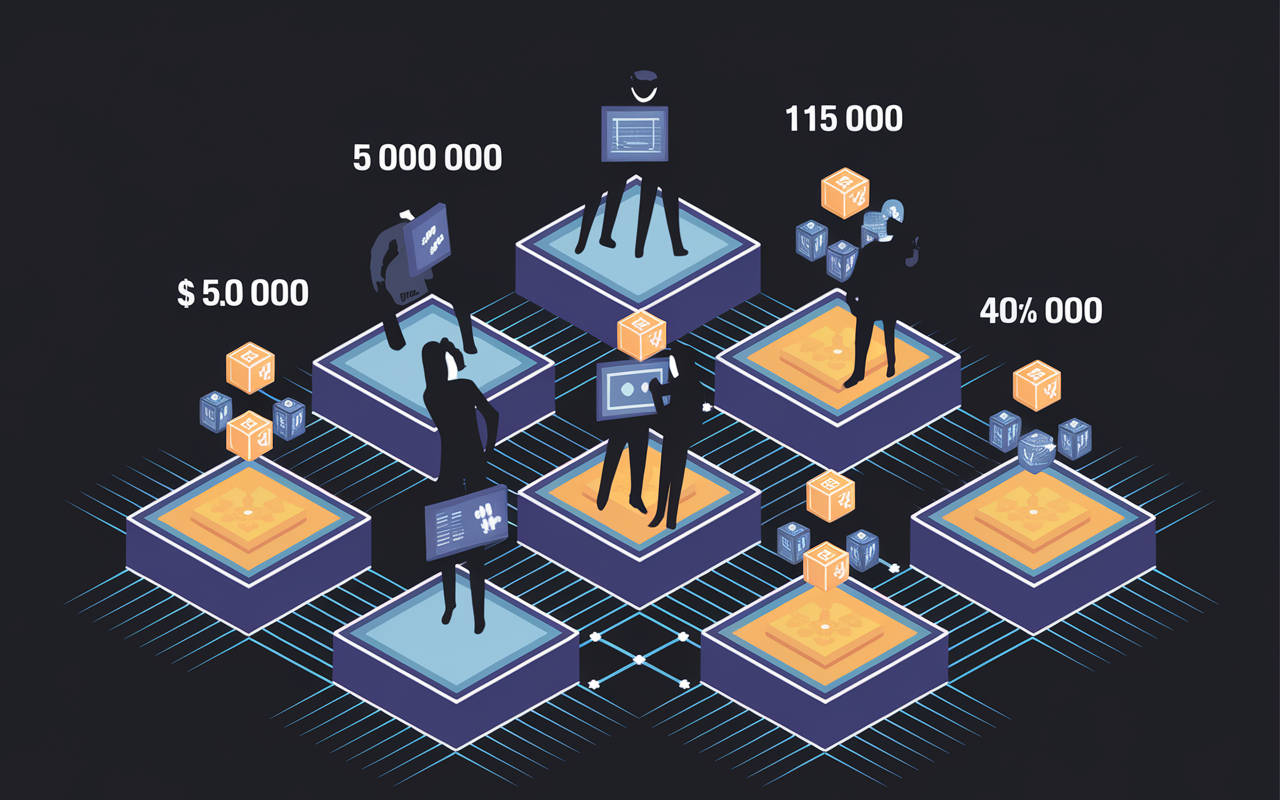 Plateforme TADA crypto micro-taches blockchain chiffres