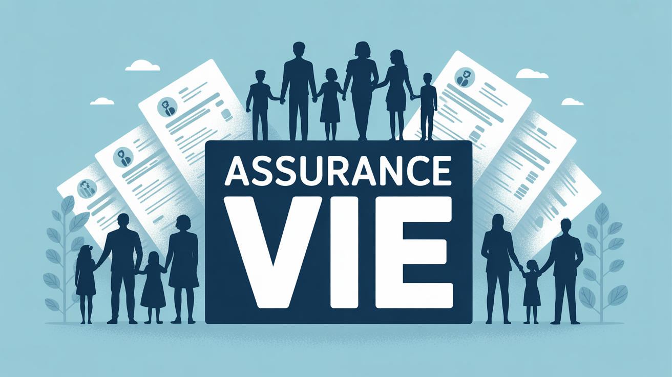 assurance vie piege frais silhouettes familles