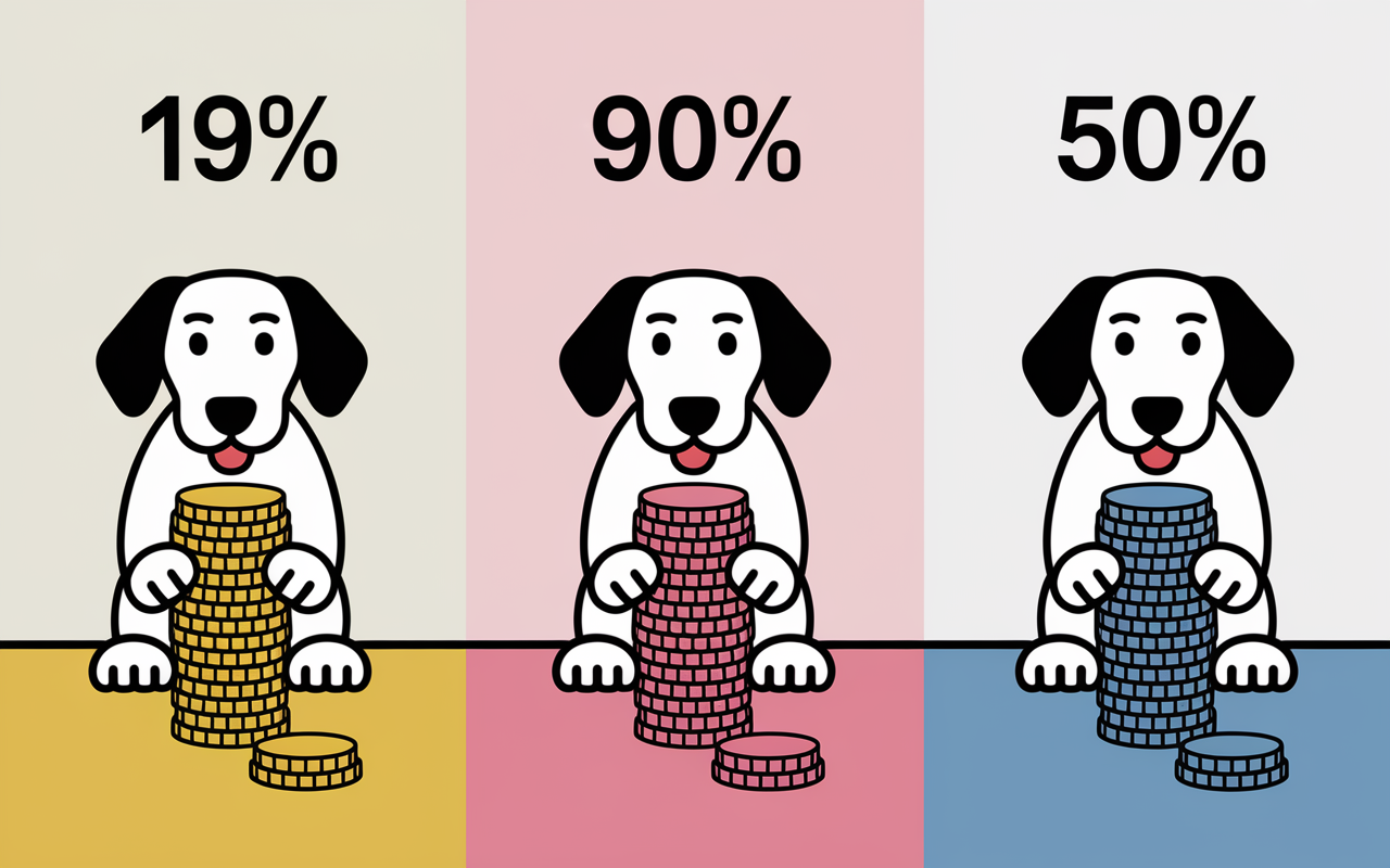 Comparaison meme coin tosa token dogcoins