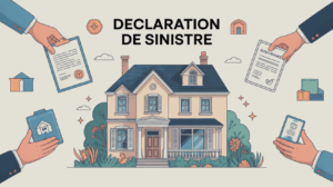 Illustration declaration de sinistre vente immobiliere