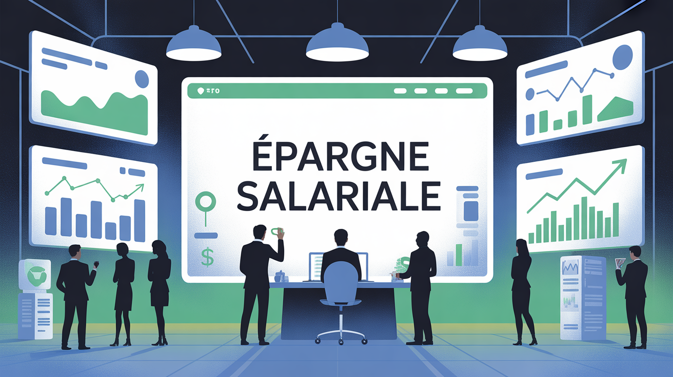 Illustration epargne salariale CIC digital professionnel