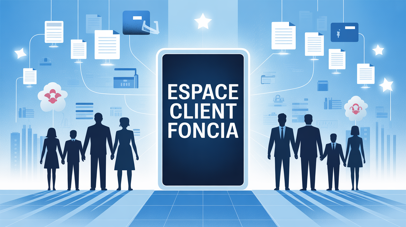 Portail digital Foncia espace client securise