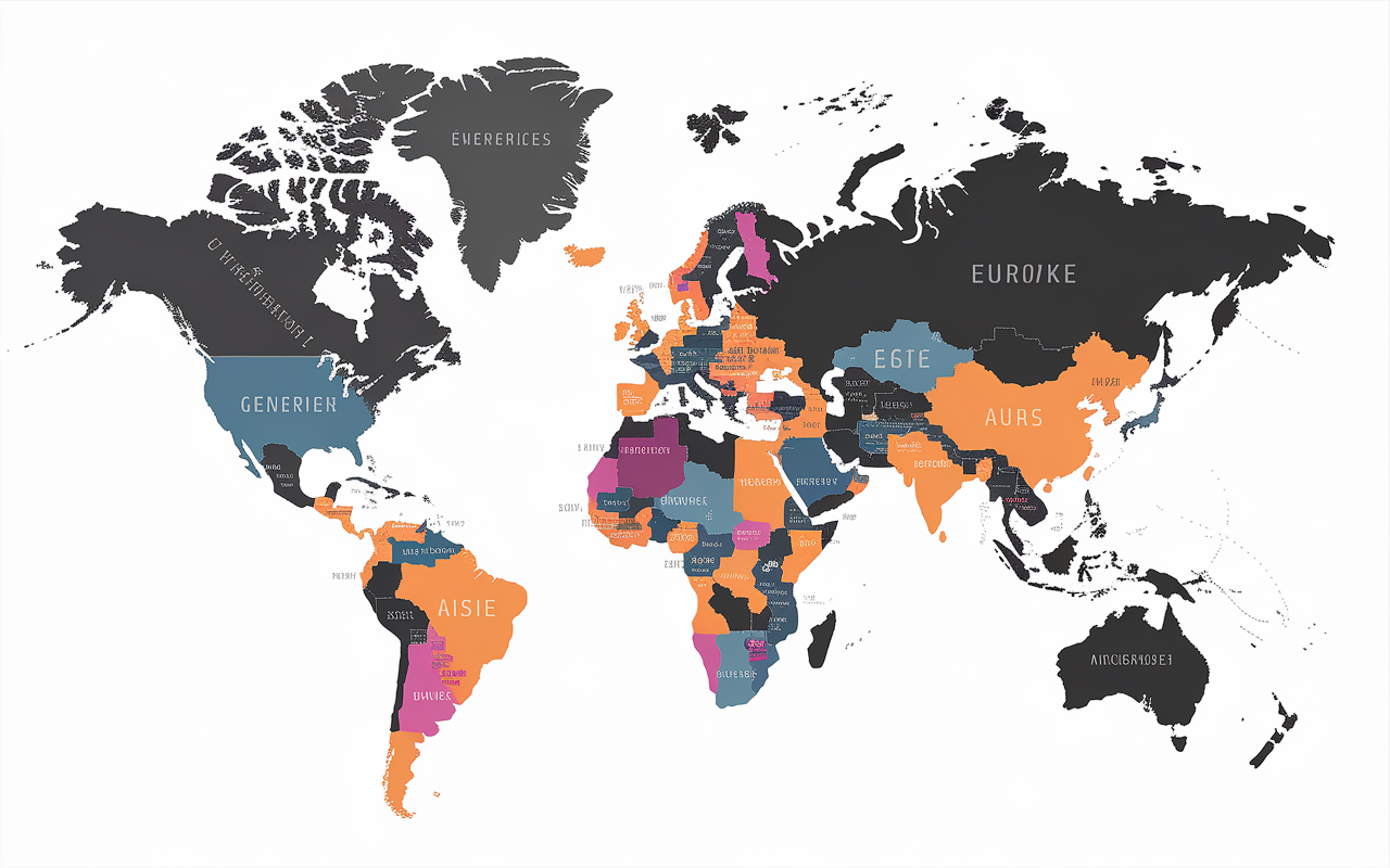 Carte mondiale ETF Amundi MSCI World secteurs entreprises