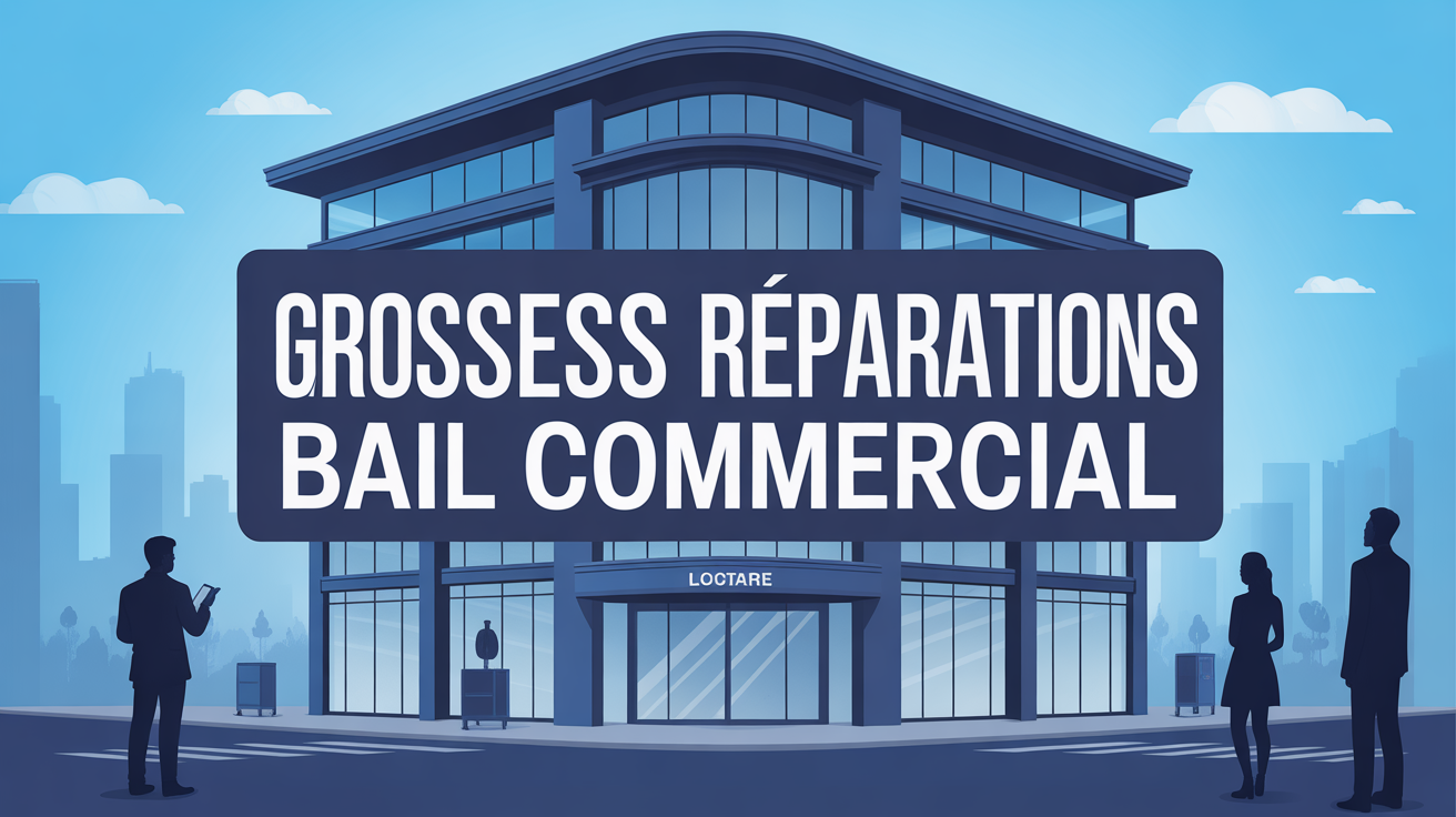 Illustration immeuble gros travaux bail commercial