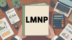bureau avec documents fiscaux LMNP