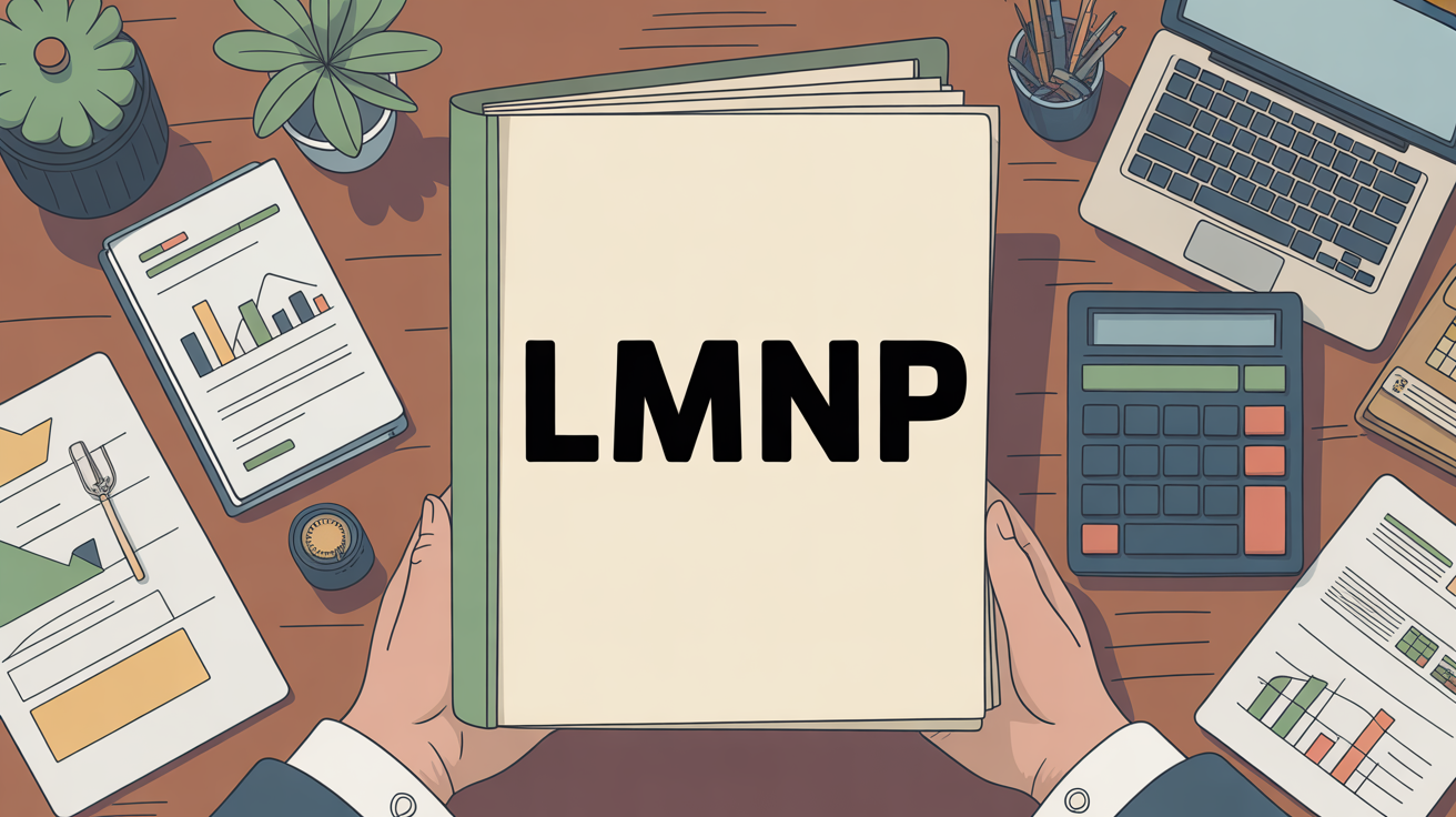 bureau avec documents fiscaux LMNP