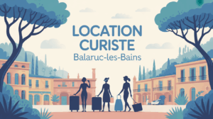 Ville thermale Balaruc-les-Bains location curiste spa dessin moderne
