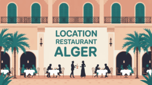 location restaurant alger facade terrasse palmiers