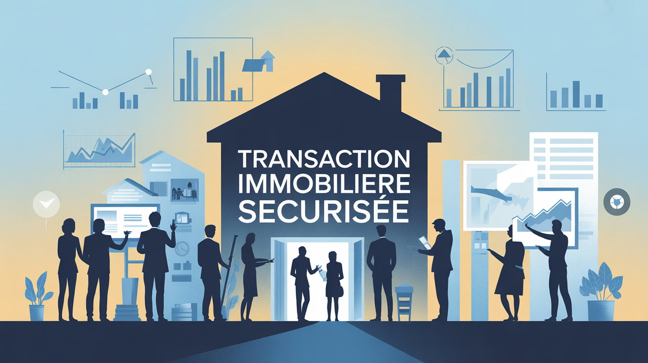 Equipe diverse projet immobilier transaction securisee