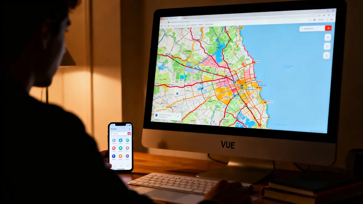 Consultation DVF sur écran ordinateur et mobile