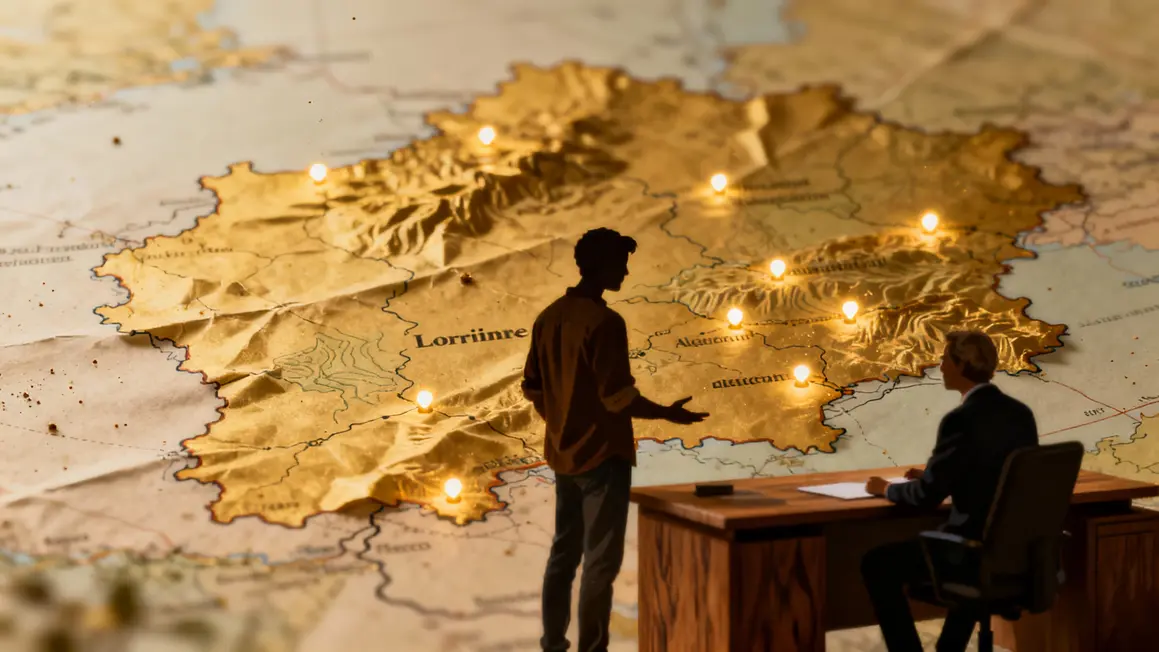 Localisation agences Crédit Agricole Lorraine carte