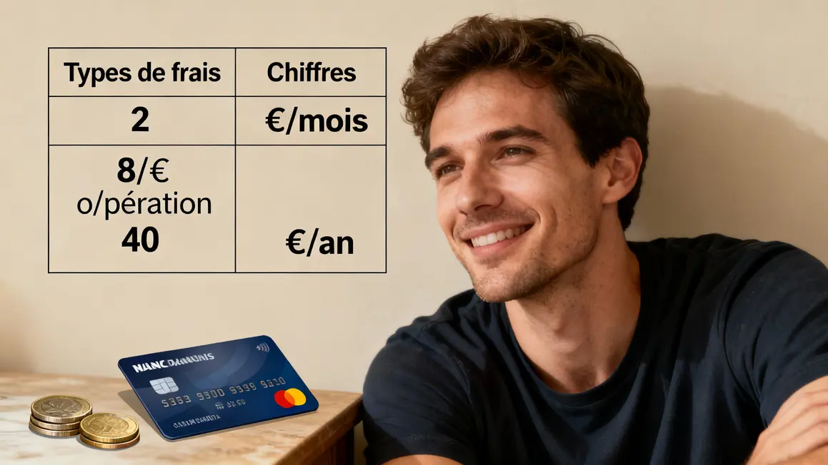 Comparatif frais Crédit Agricole Lorraine tableau